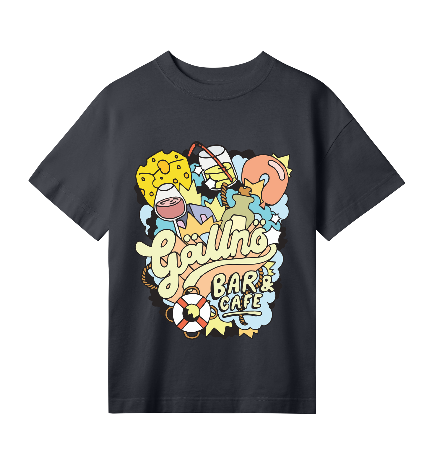 Oldschool, Oversize T (Dam)