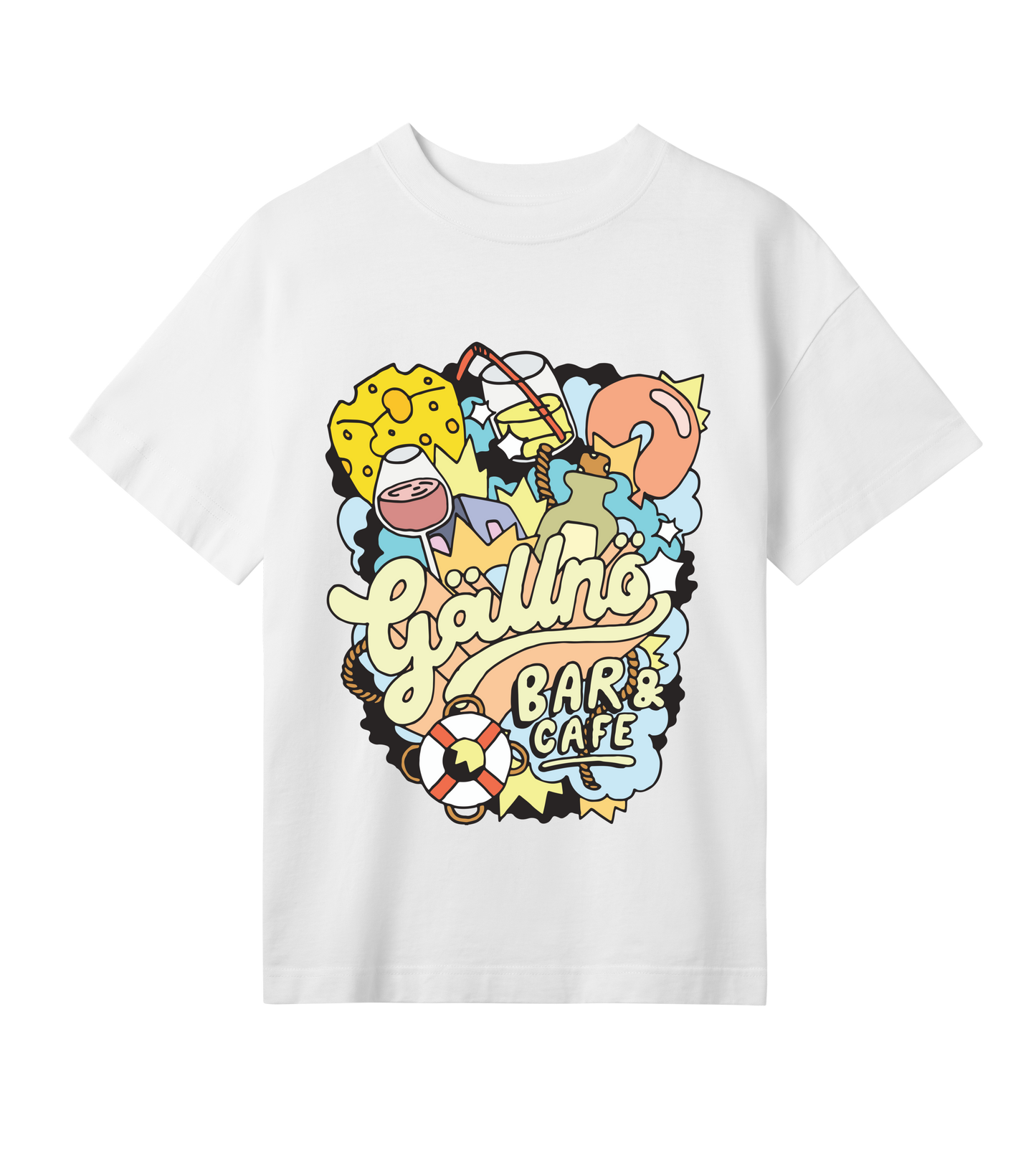 Oldschool, Oversize T (Dam)